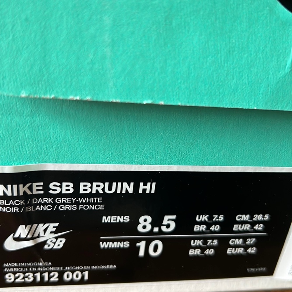 Nike SB Bruin HI- Brand new in box